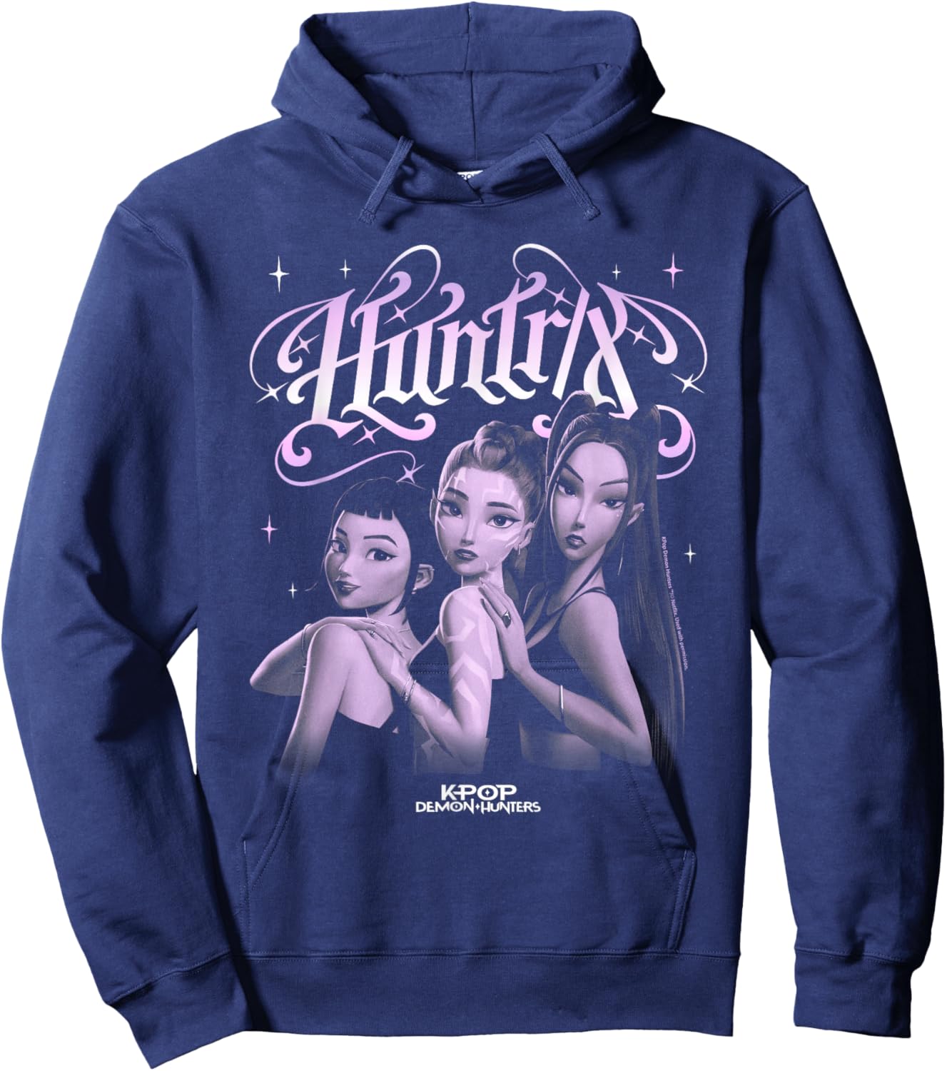 Kpop Demon Hunters Huntrix Gothic Officiellement licencie Hoodie - Hoodie | Navy