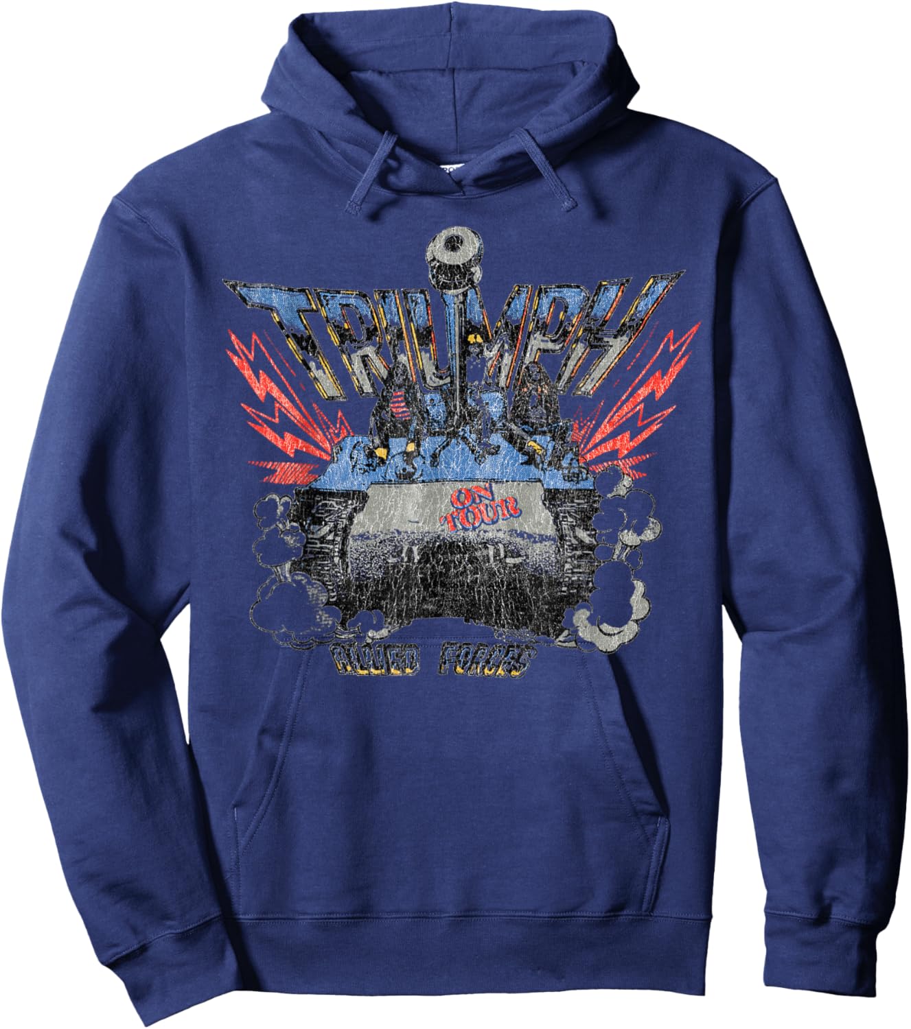 Triumph Allied Forces Tank Hoodie - Hoodie | Navy