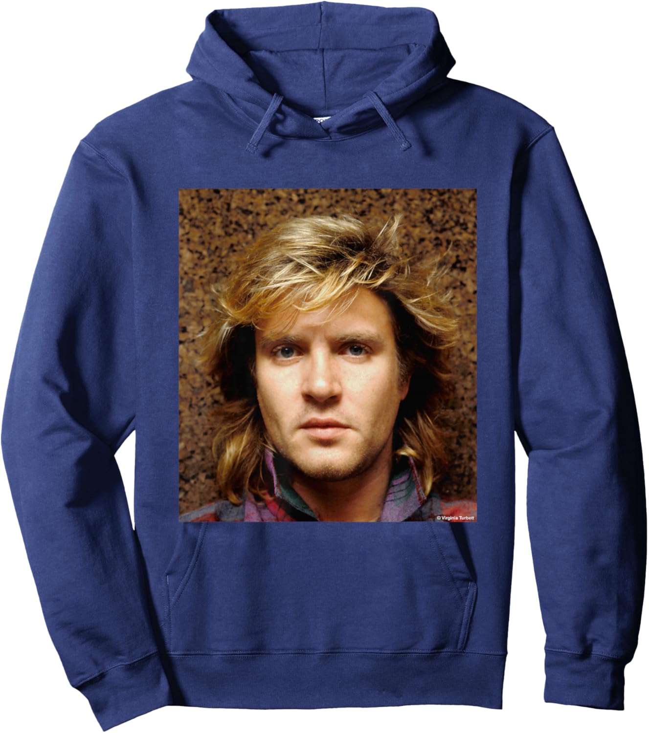 Simon Le Bon 80s Hair Duran Duran By Virginia Turbett Hoodie - Hoodie | Navy