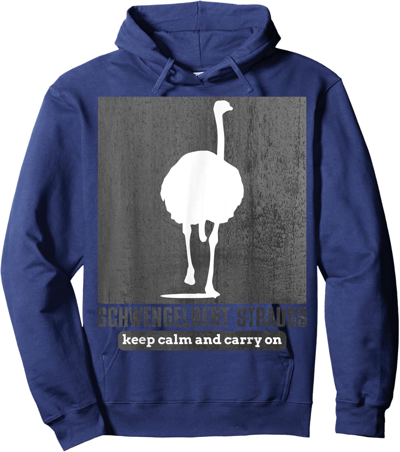 Schwengelbert Strauss - Lustiger Spruch Hoodie - Hoodie | Navy