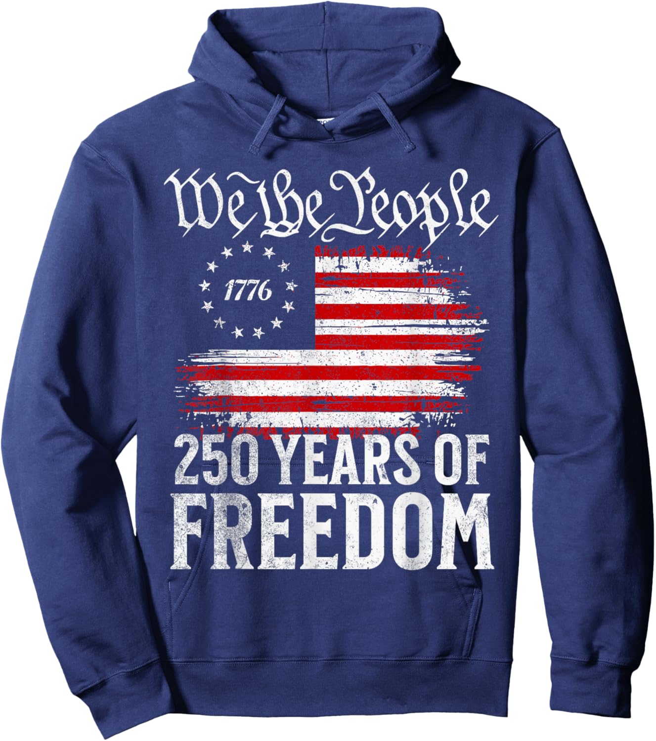 We The People 250 Years Hoodie - Hoodie | Navy