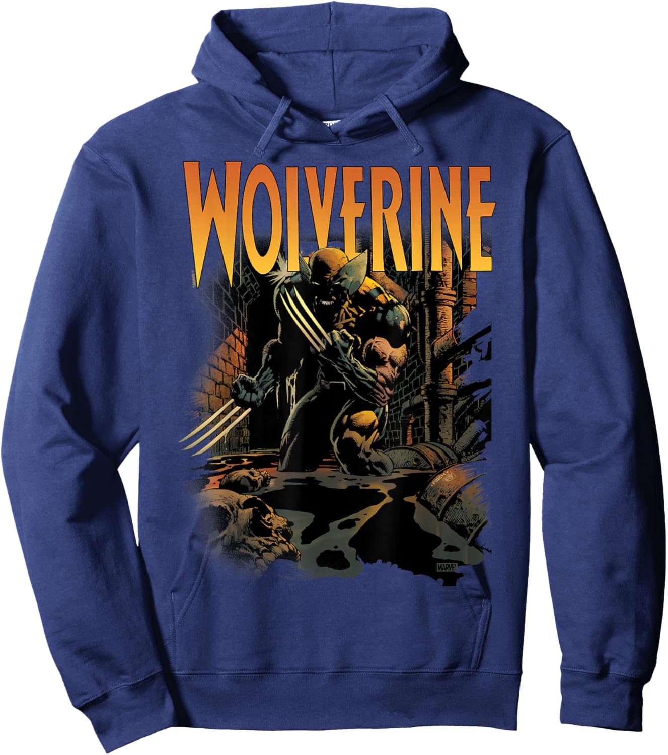 Wolverine - Comic Cover Hoodie - Hoodie | Navy