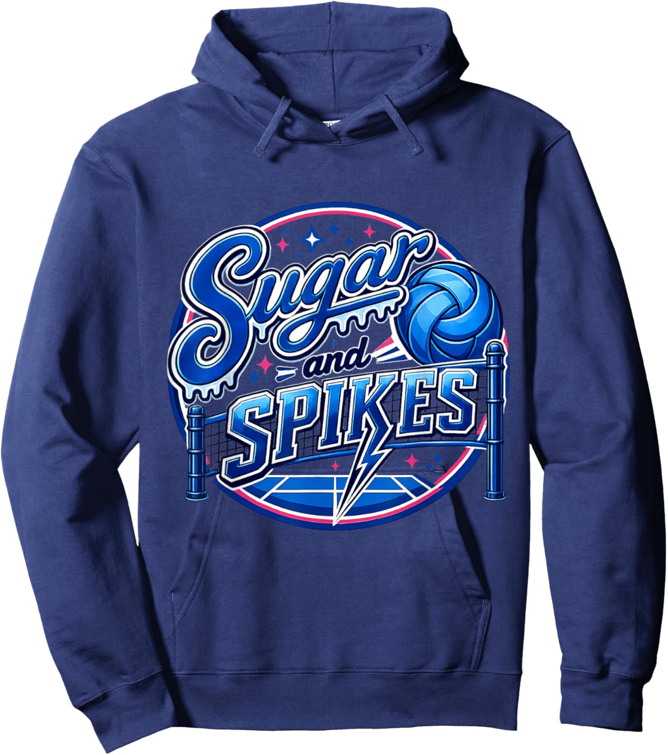 Sugar and Spikes Hoodie - Hoodie | Navy