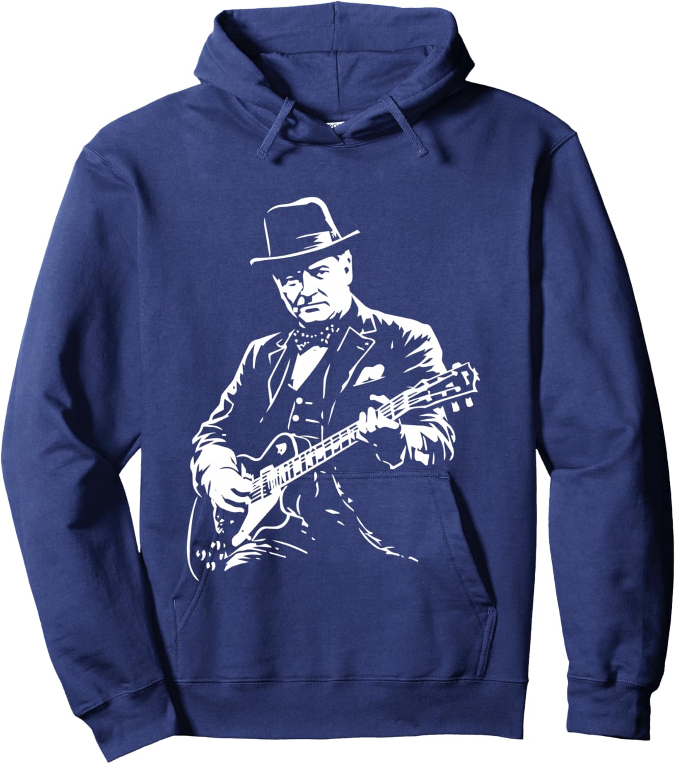 Winston Churchill Guitare Manche Longue Hoodie - Hoodie | Navy