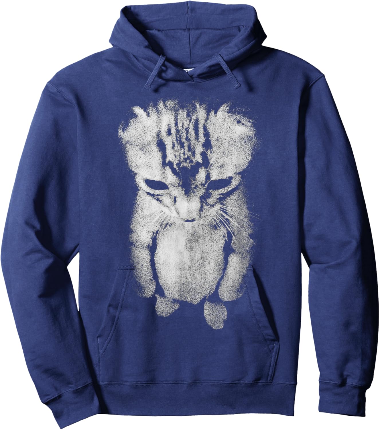 EL Gato Munchkin Kitten Funny Sad Crying Cat Meme Cat Lovers Hoodie - Hoodie | Navy