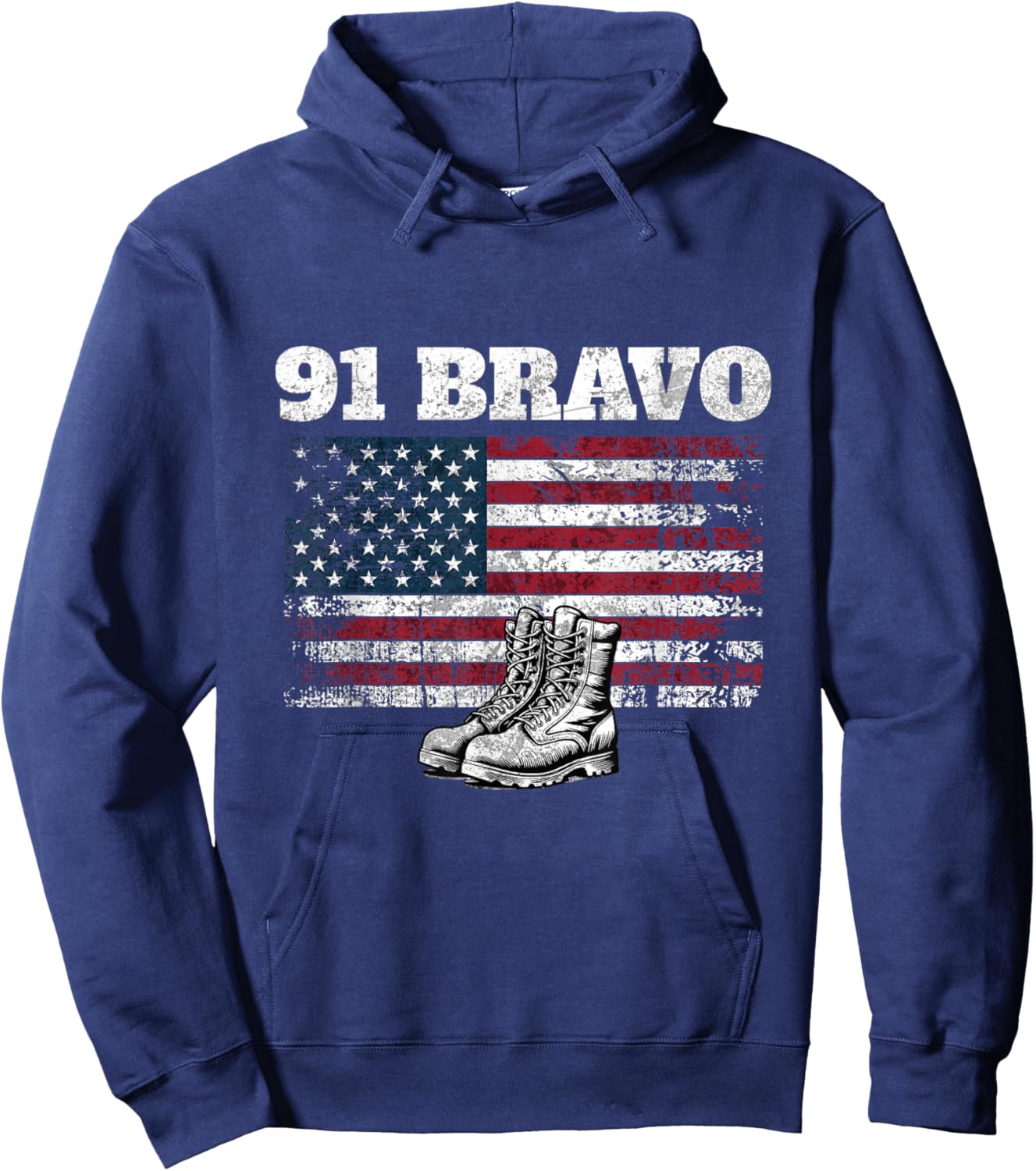 Army 91b 63B Wheeled Mechanic, 91 Bravo Hoodie - Hoodie | Navy