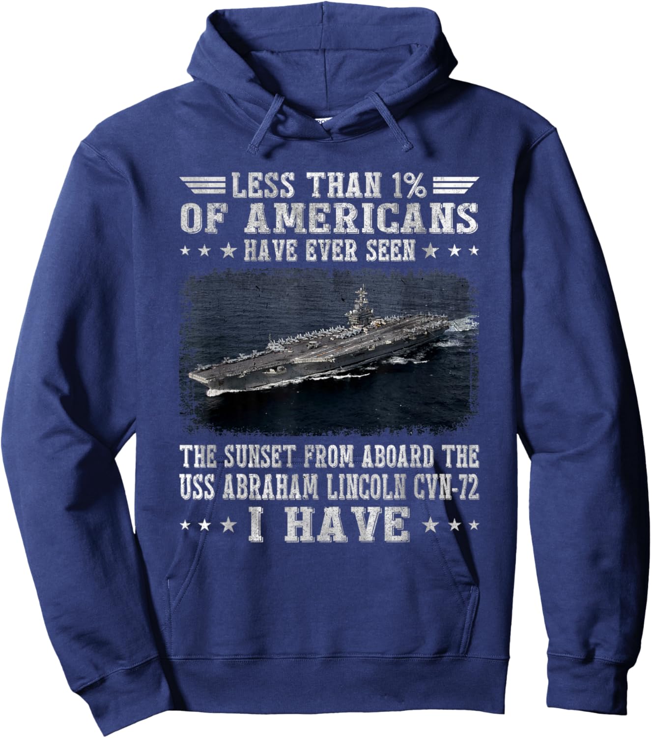 USS Abraham Lincoln CVN-72 Aircraft Carrier Sailor Veteran Hoodie - Hoodie | Navy