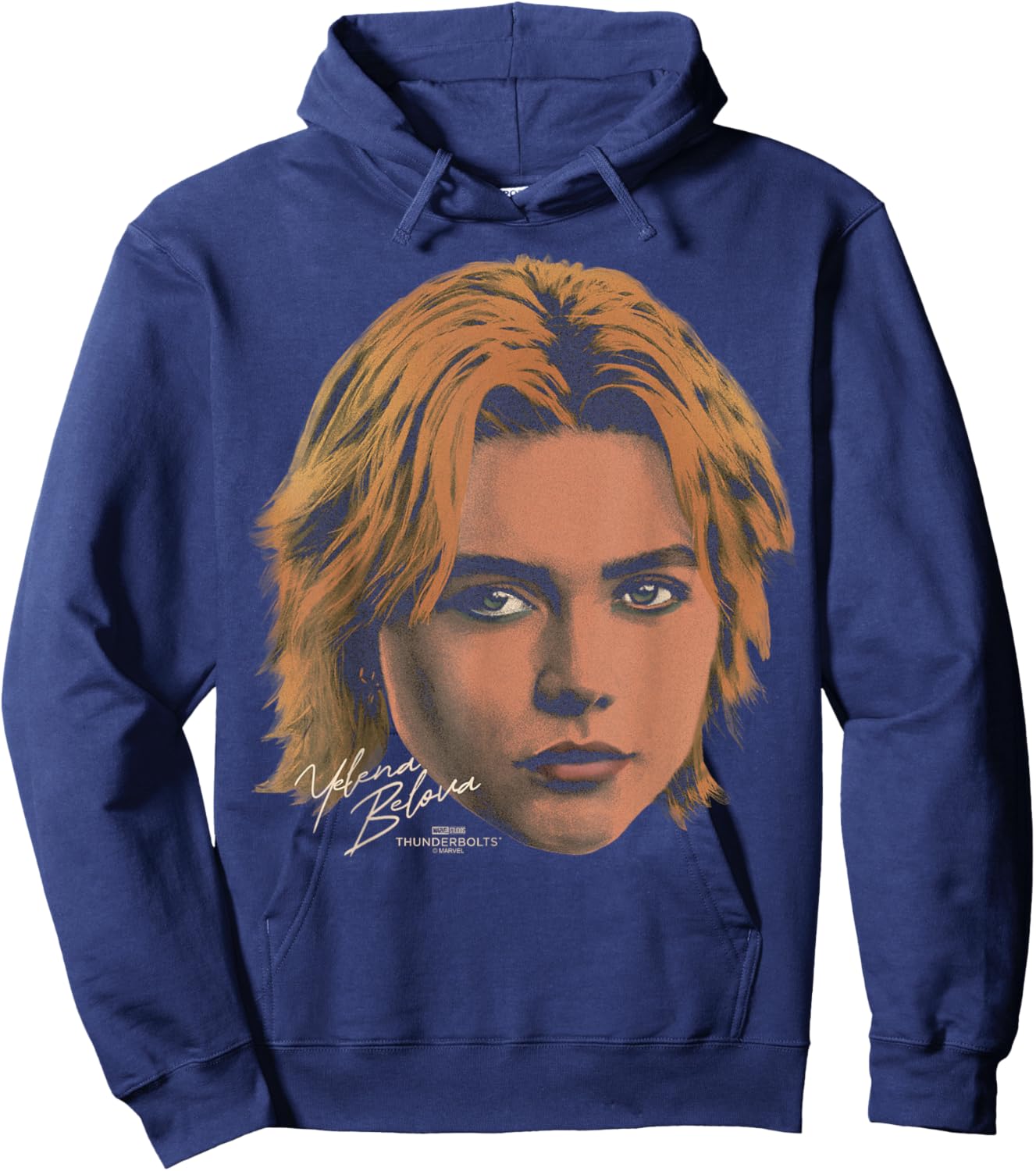 Marvel's Thunderbolts - Yelena Portrait Hoodie - Hoodie | Navy
