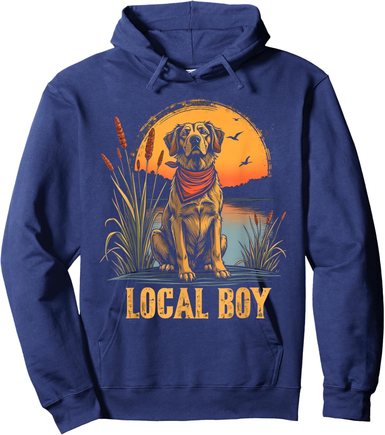 Local BOY Dog Lover Hoodie - Hoodie | Navy