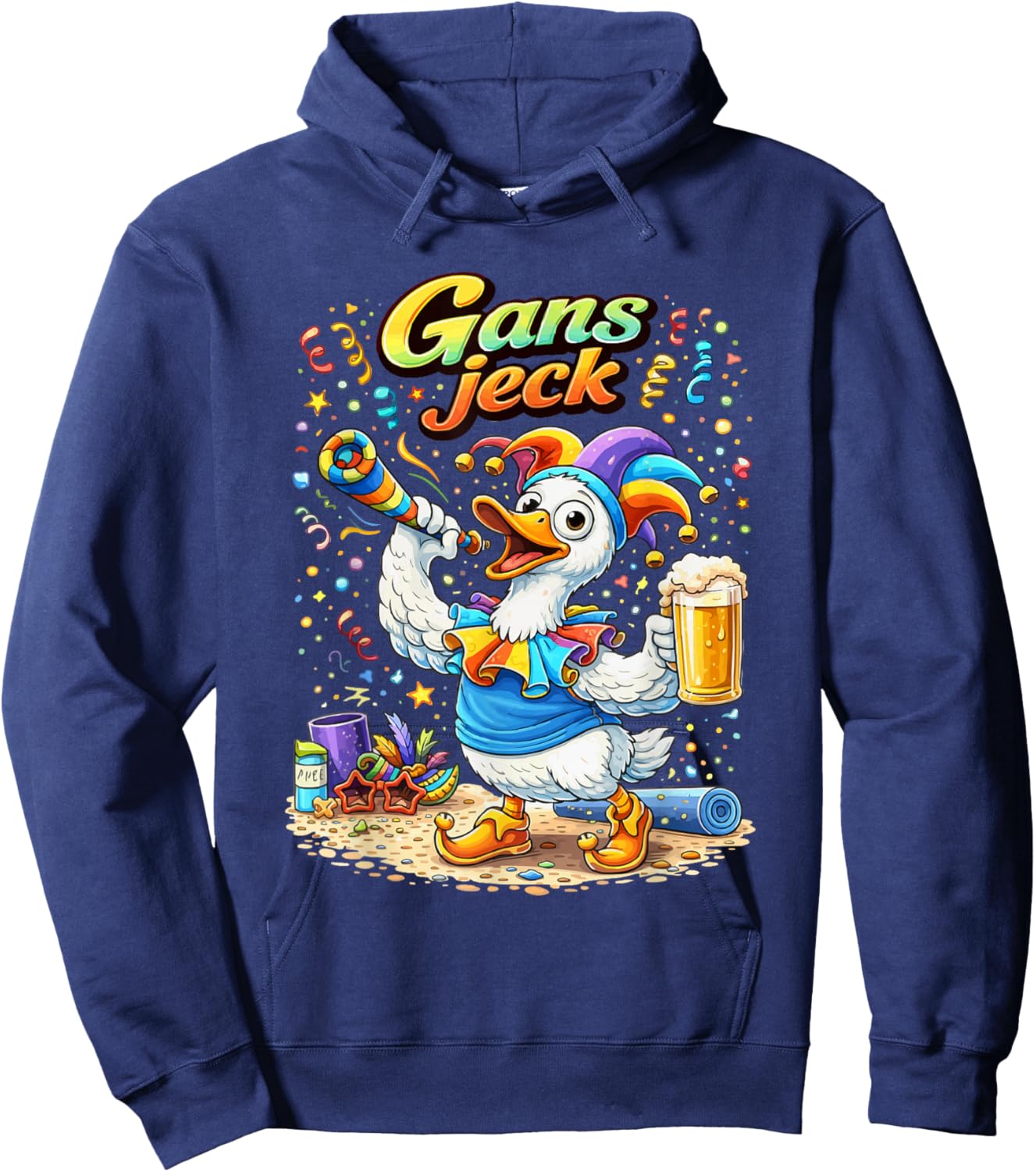 Gans Jeck – Carnival Pure Hoodie - Hoodie | Navy