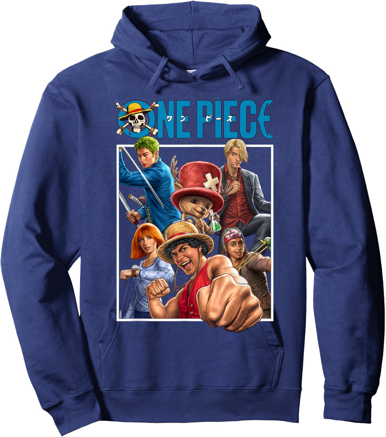 One Piece Group Box Hoodie - Hoodie | Navy