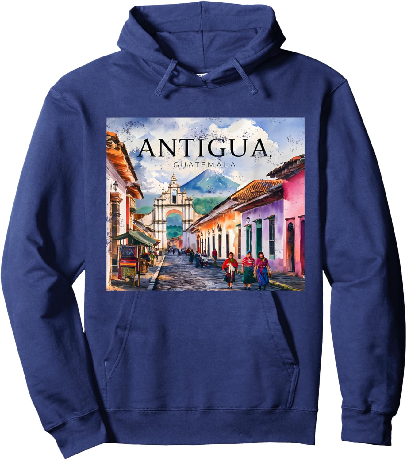 Antigua Guatemala Hoodie - Hoodie | Navy