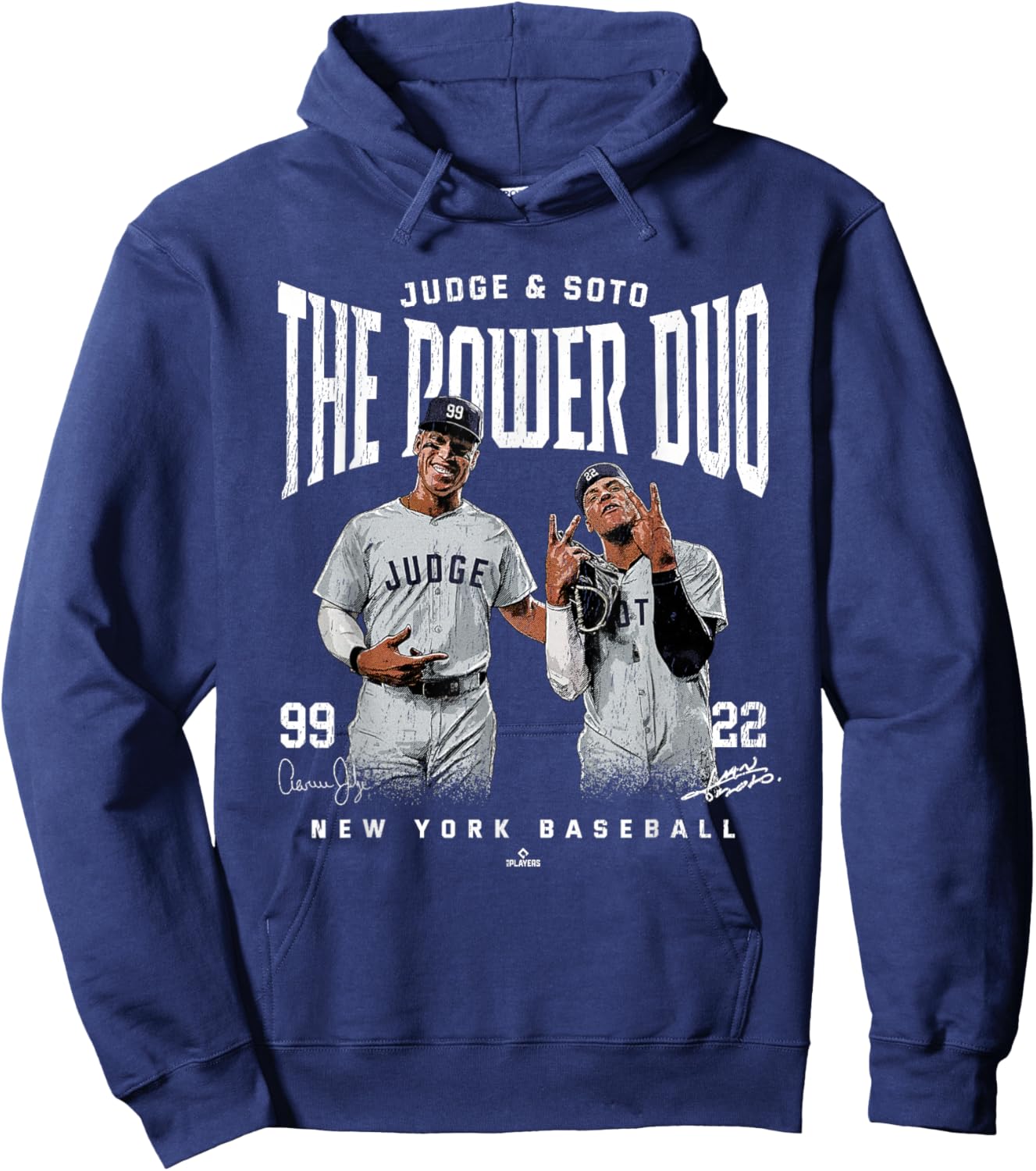 Judge & Soto The Power Duo Aaron Judge New York MLBPA Hoodie - Hoodie | Navy