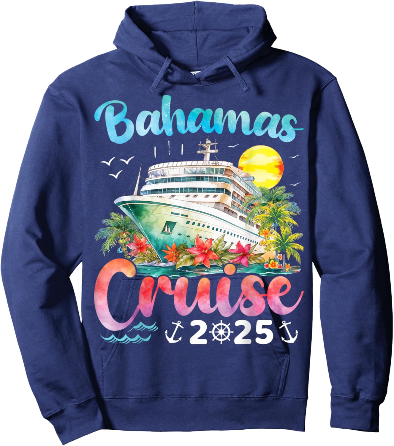 Bahamas Cruise 2025 Family Matching Cruise Vacation Trip Hoodie - Hoodie | Navy