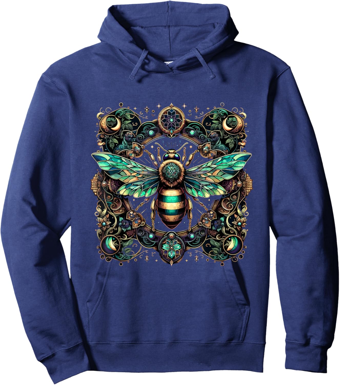 Fantasy Bee Beekeeper Beekeeping Hive Cute Bees Hoodie - Hoodie | Navy