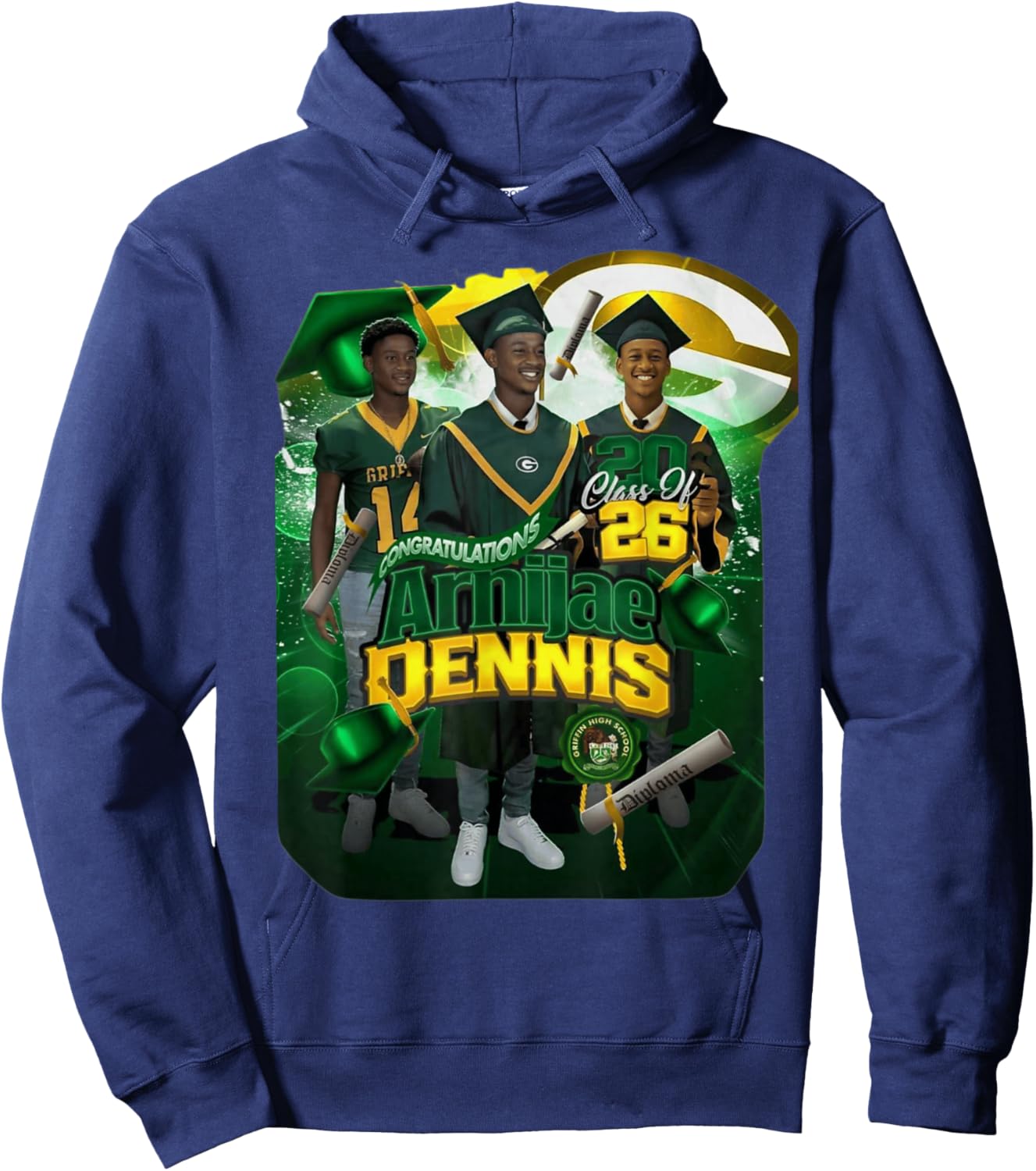 Celebrate Hoodie - Hoodie | Navy
