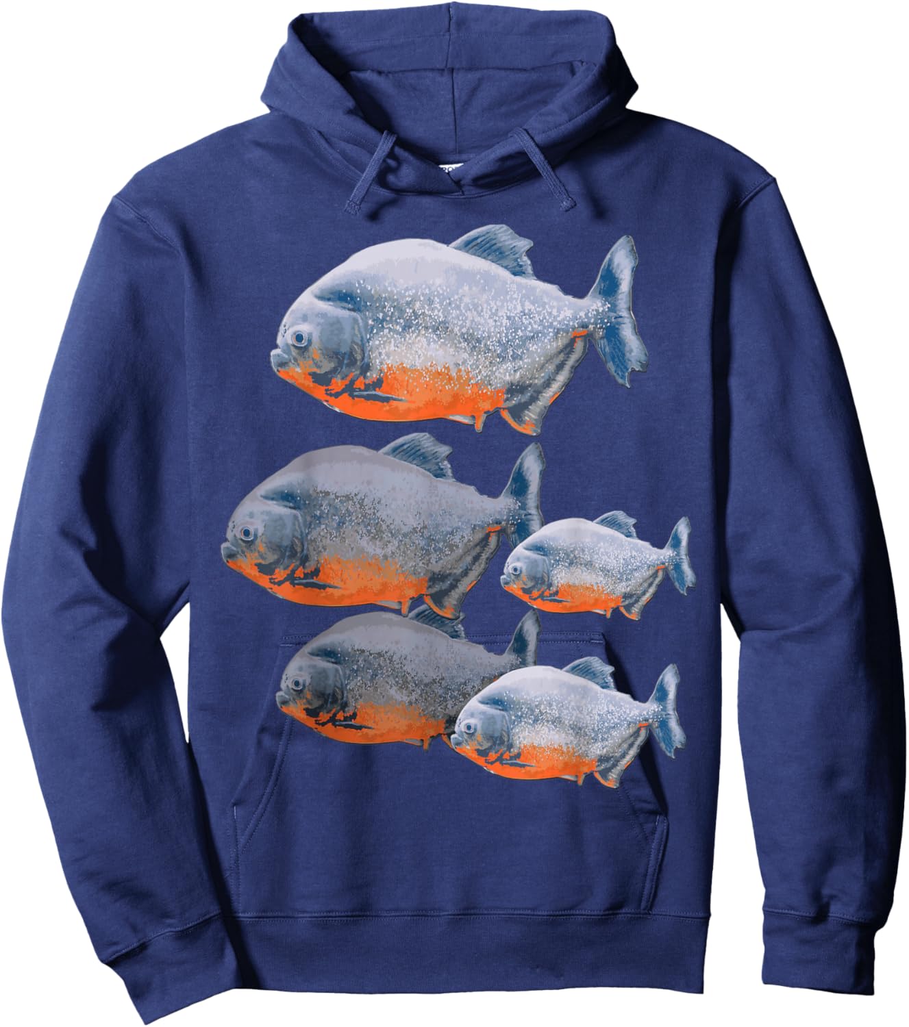 Piranha Hoodie - Hoodie | Navy