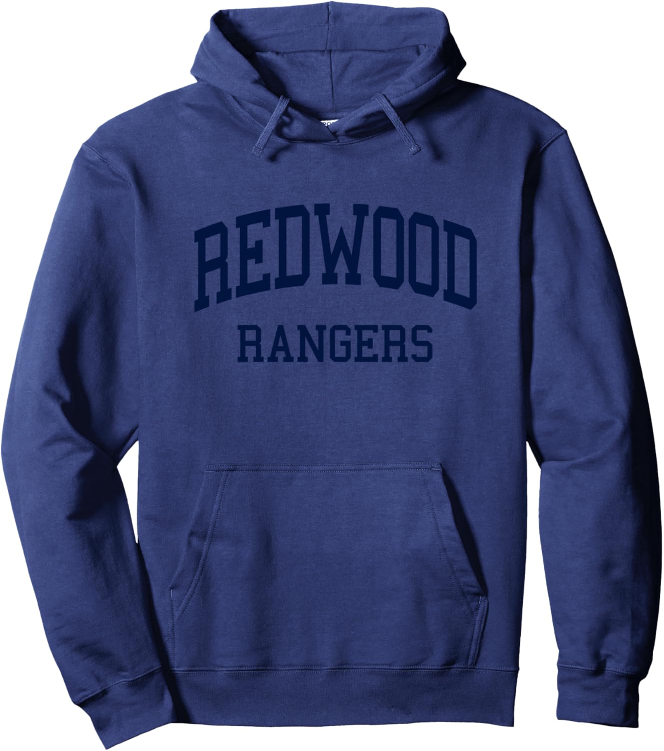 Redwood High School HS Visalia CA Retro Hoodie - Hoodie | Navy