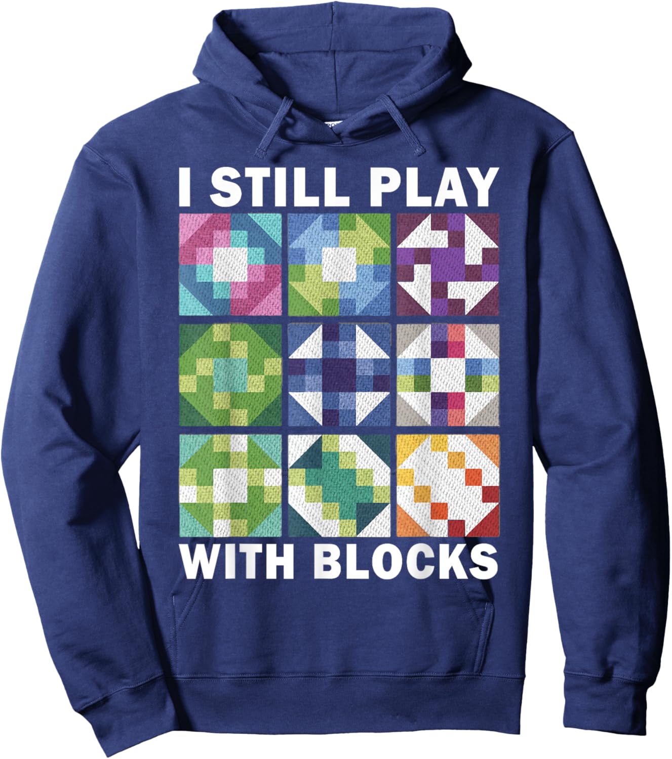 Funny Quilting Art Quilting Sewing Lover Quilter Hoodie - Hoodie | Navy