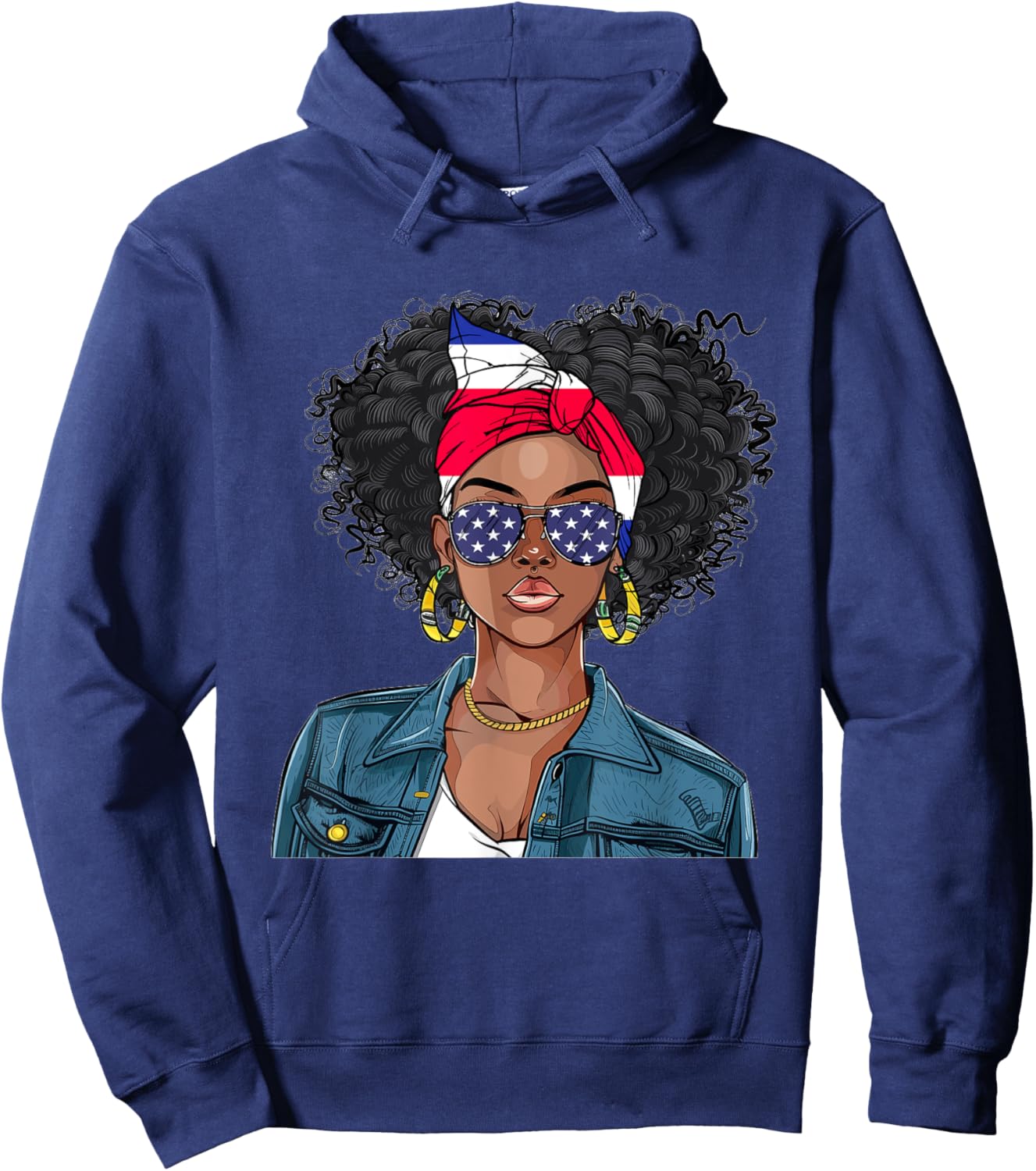 Costa Rican Flag Souvenirs Woman Dress American Costa Rica Hoodie - Hoodie | Navy