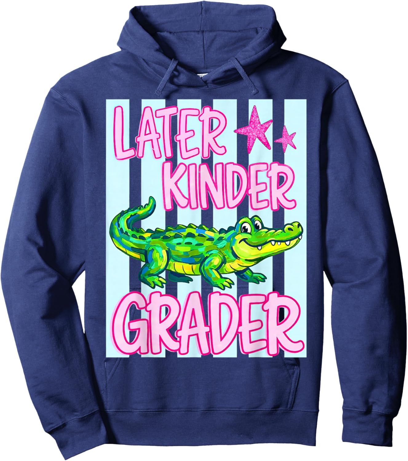 Later Kinder Grader, Last Day of School, See You Later Hoodie - Hoodie | Navy