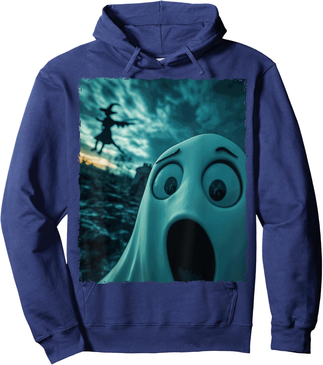Funny Boo Ghost Witch Halloween Costume Hoodie - Hoodie | Navy