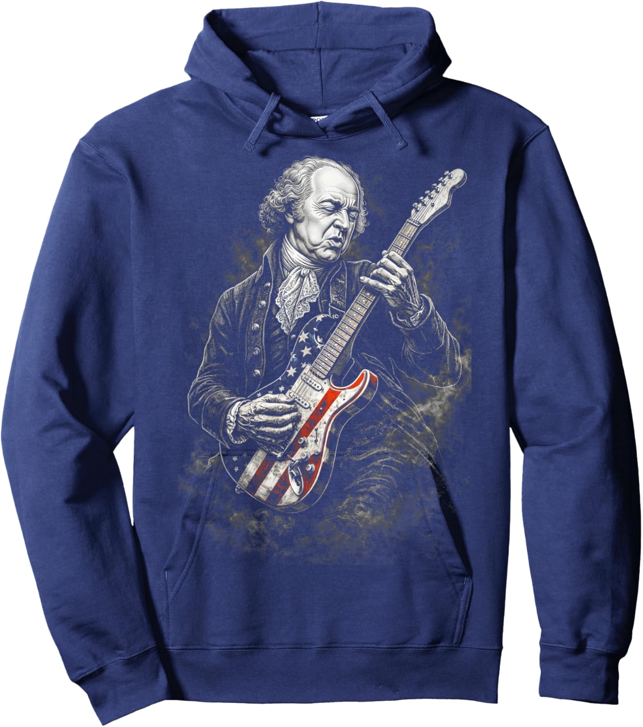 John Adams Guitar Hoodie - Hoodie | Navy