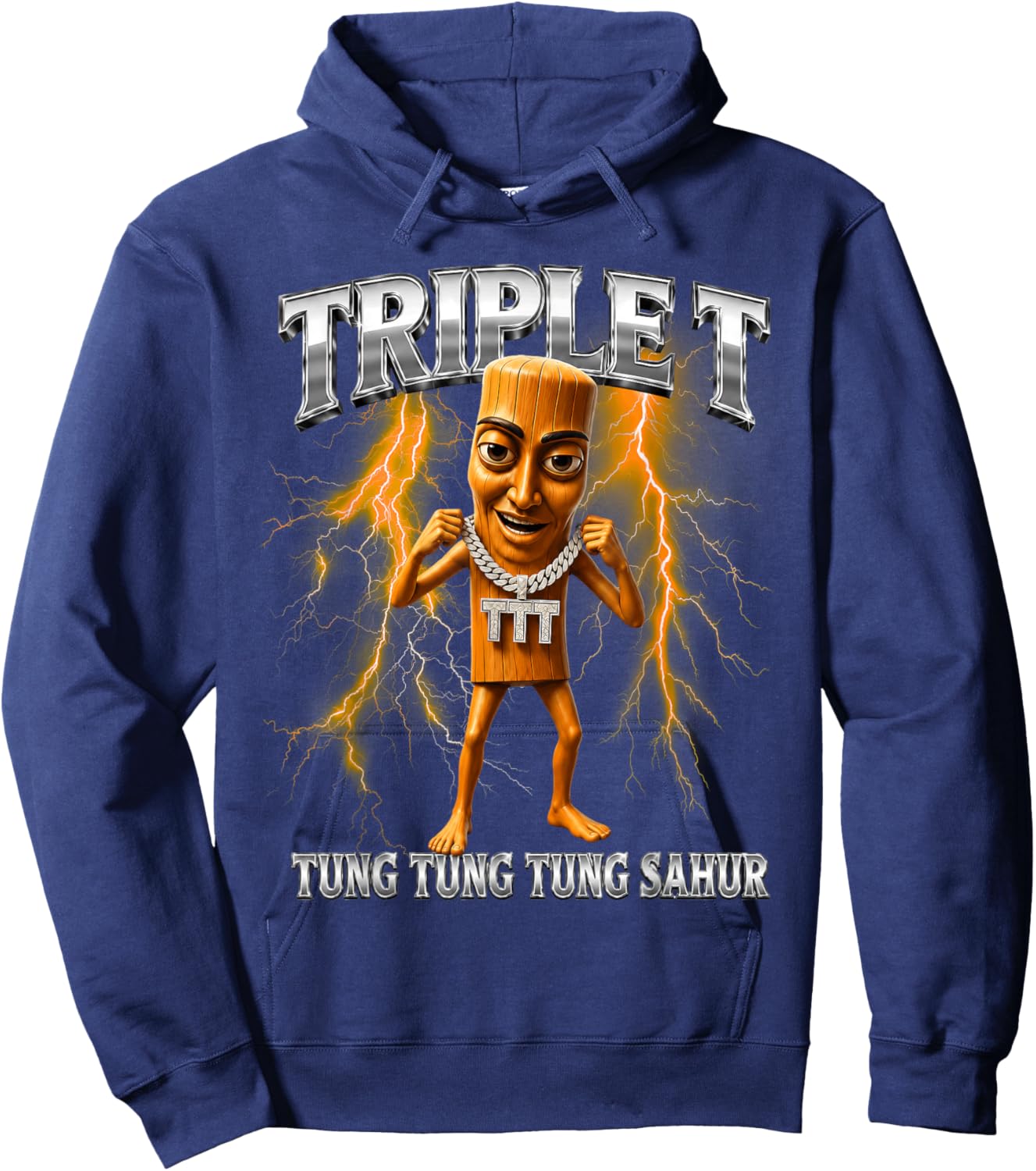 Triple T Hoodie - Hoodie | Navy
