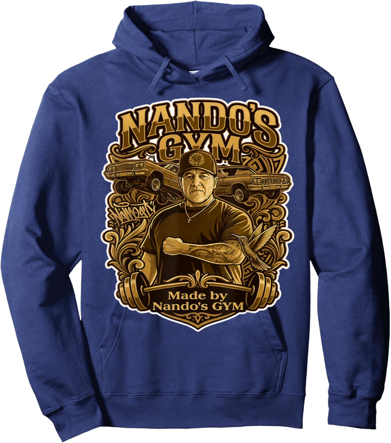 Los Angeles NANDO'S Gym - NG019 Hoodie - Hoodie | Navy