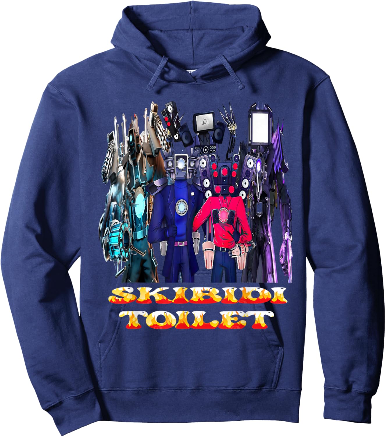 SkiBiD i Toilet ss Hoodie - Hoodie | Navy