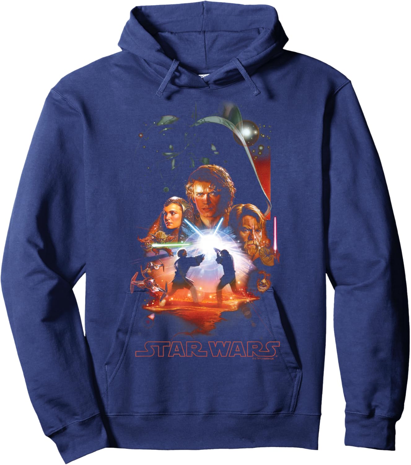 Star Wars: Revenge of the Sith Poster Hoodie - Hoodie | Navy
