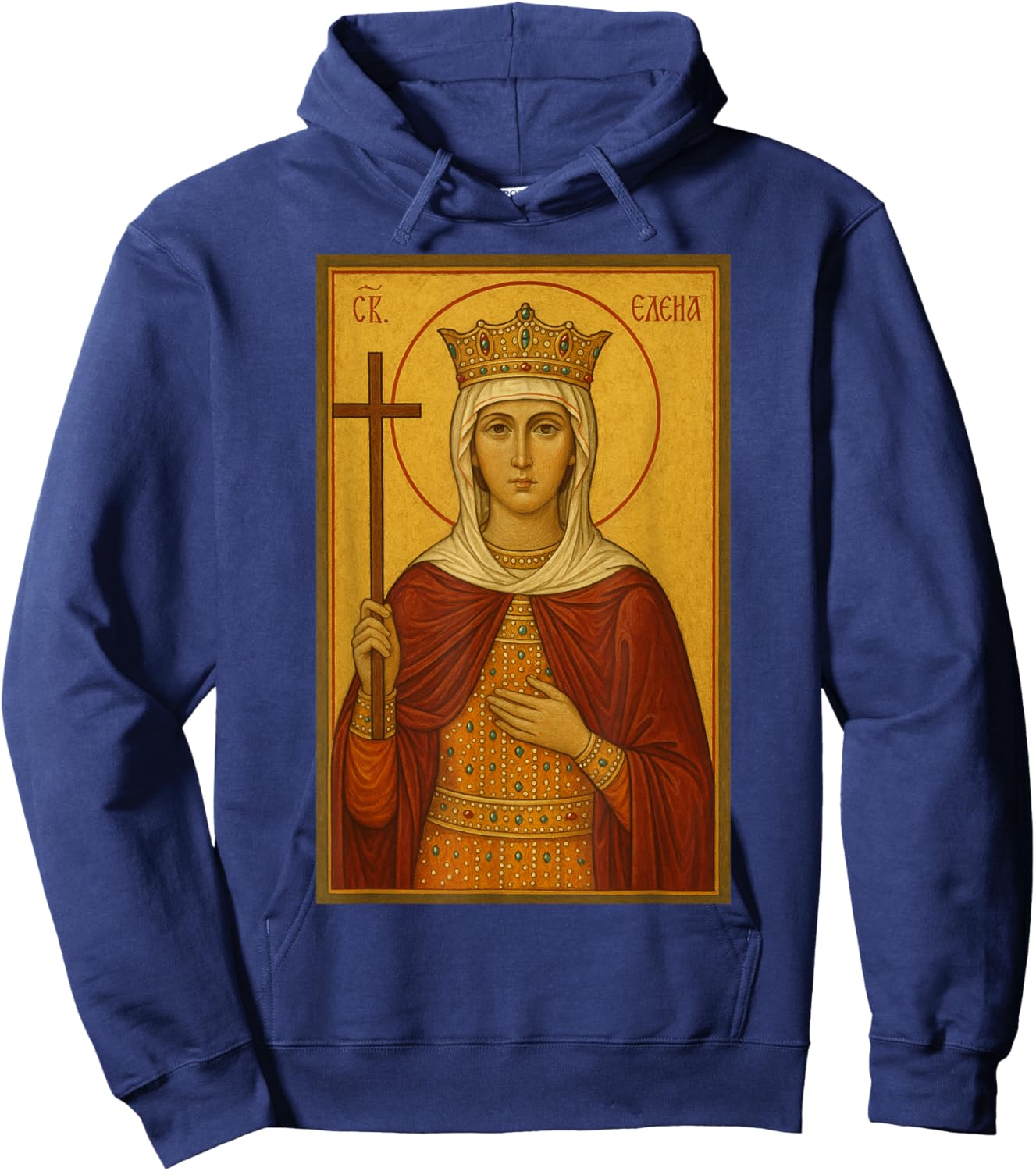 Orthodox Icon of Saint Helen Hoodie - Hoodie | Navy