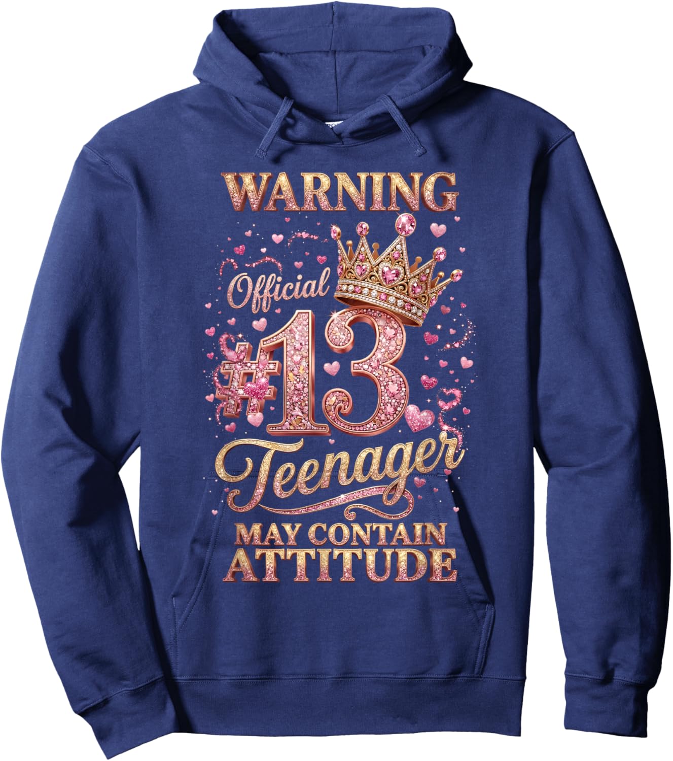 13 Year Old Hoodie - Hoodie | Navy