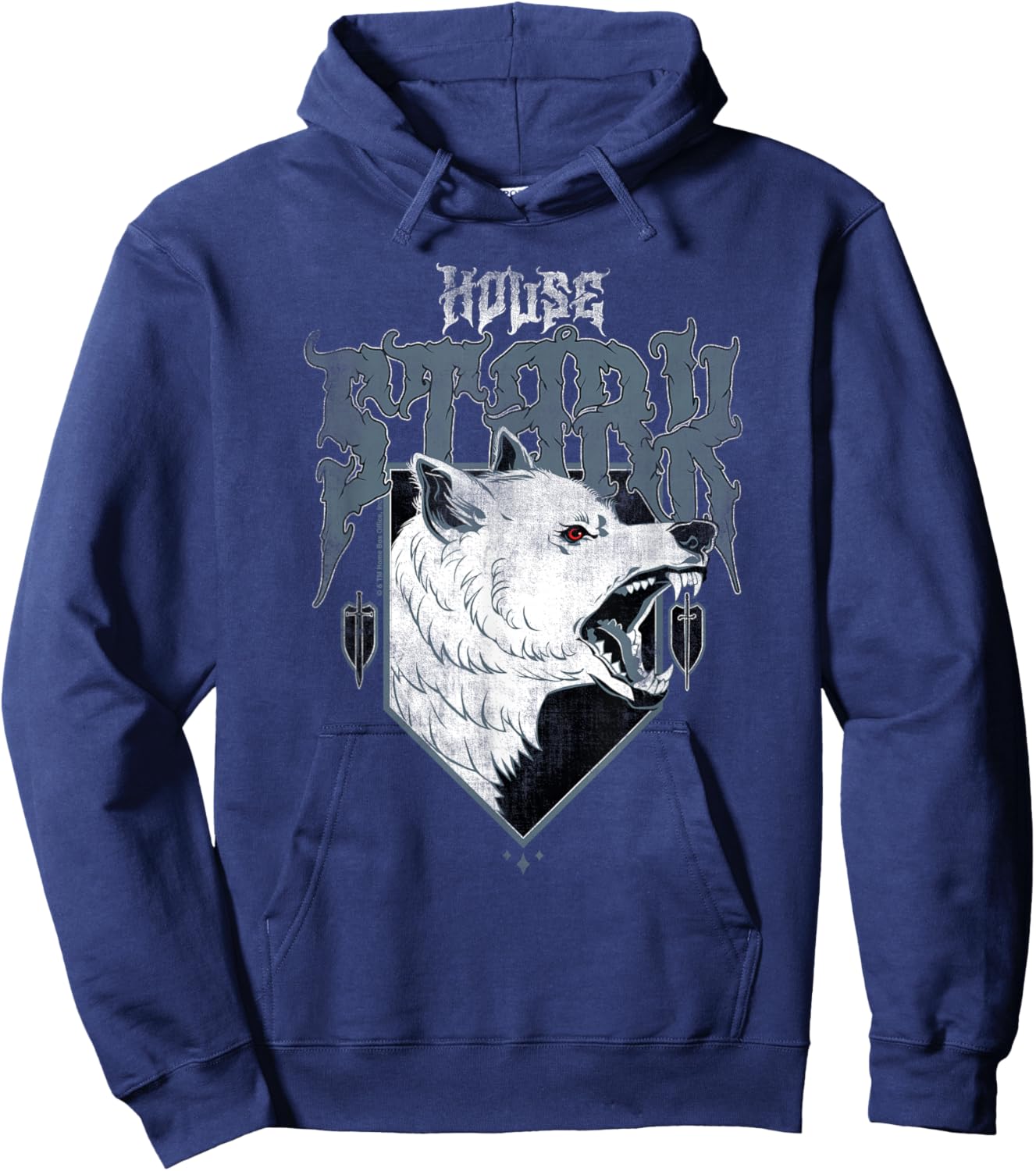Game of Thrones House Stark Wolf Hoodie - Hoodie | Navy