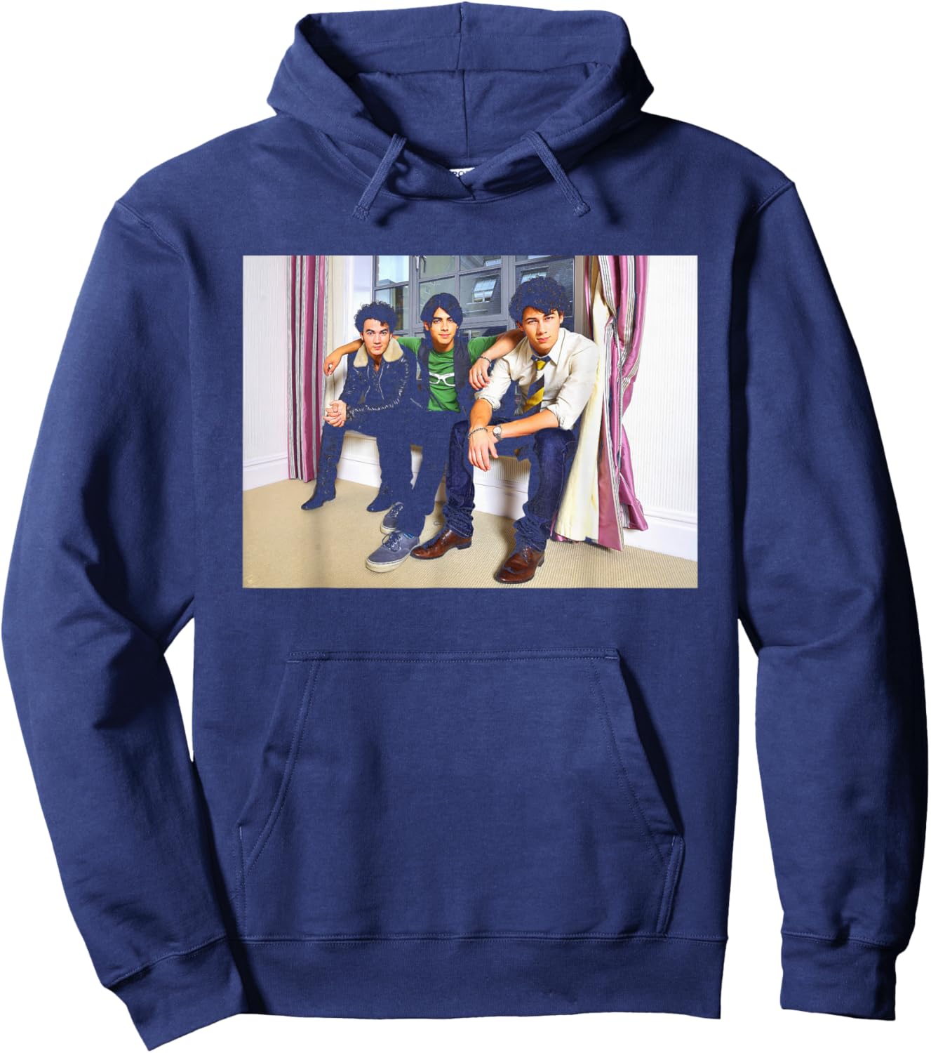 The Jonas Brothers Camp Rock Promo Photo Hoodie - Hoodie | Navy