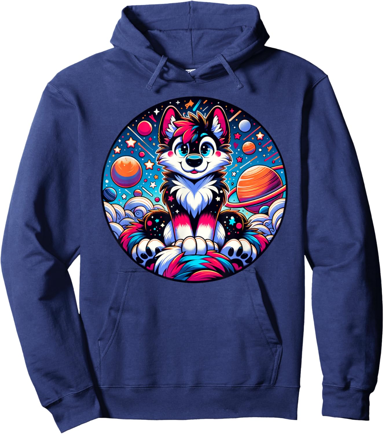 Funny Furry Fandom and Furries Convention Hoodie - Hoodie | Navy