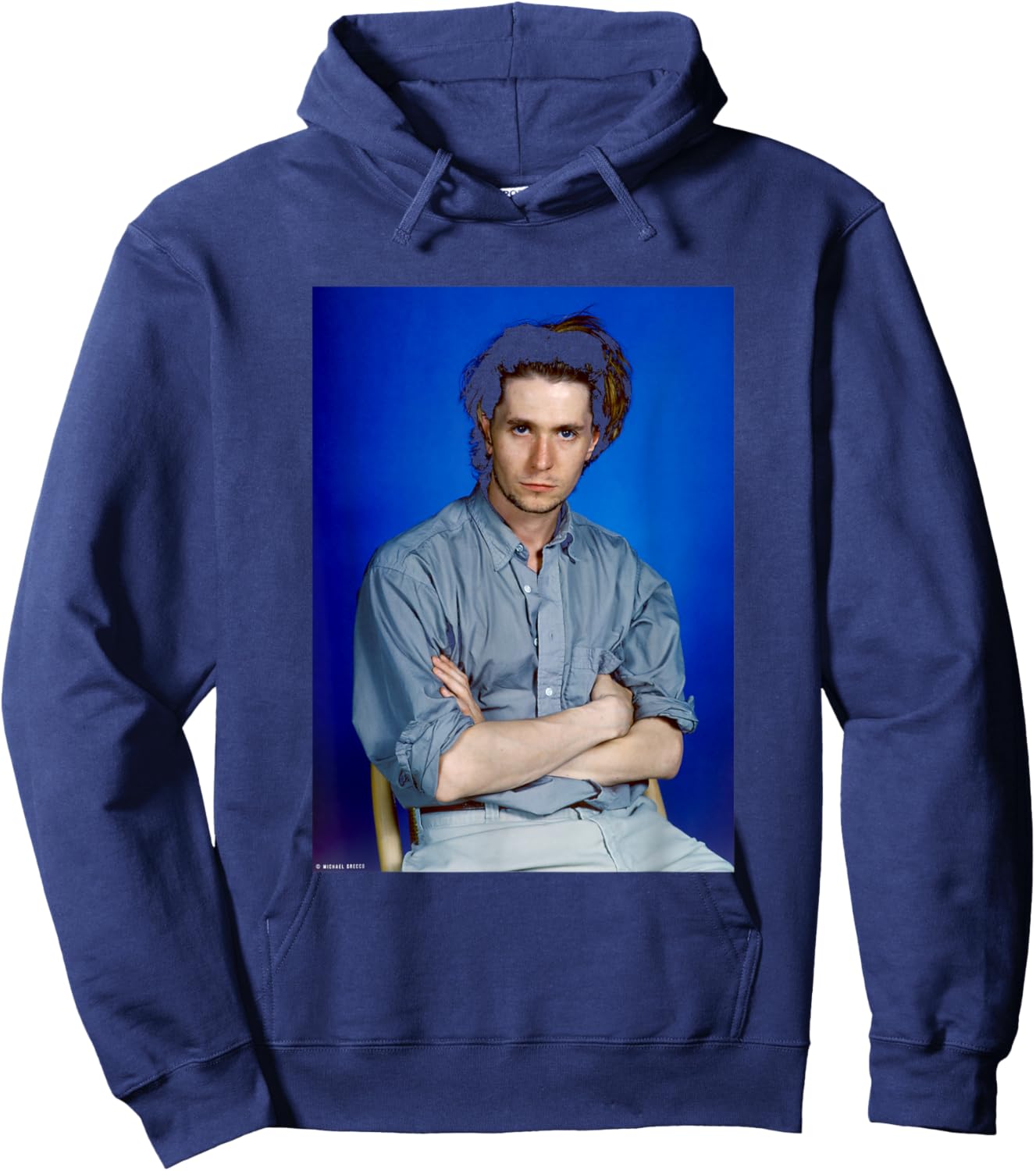 Actor Gary Oldman Air Force One Dracula by Michael Grecco Hoodie - Hoodie | Navy