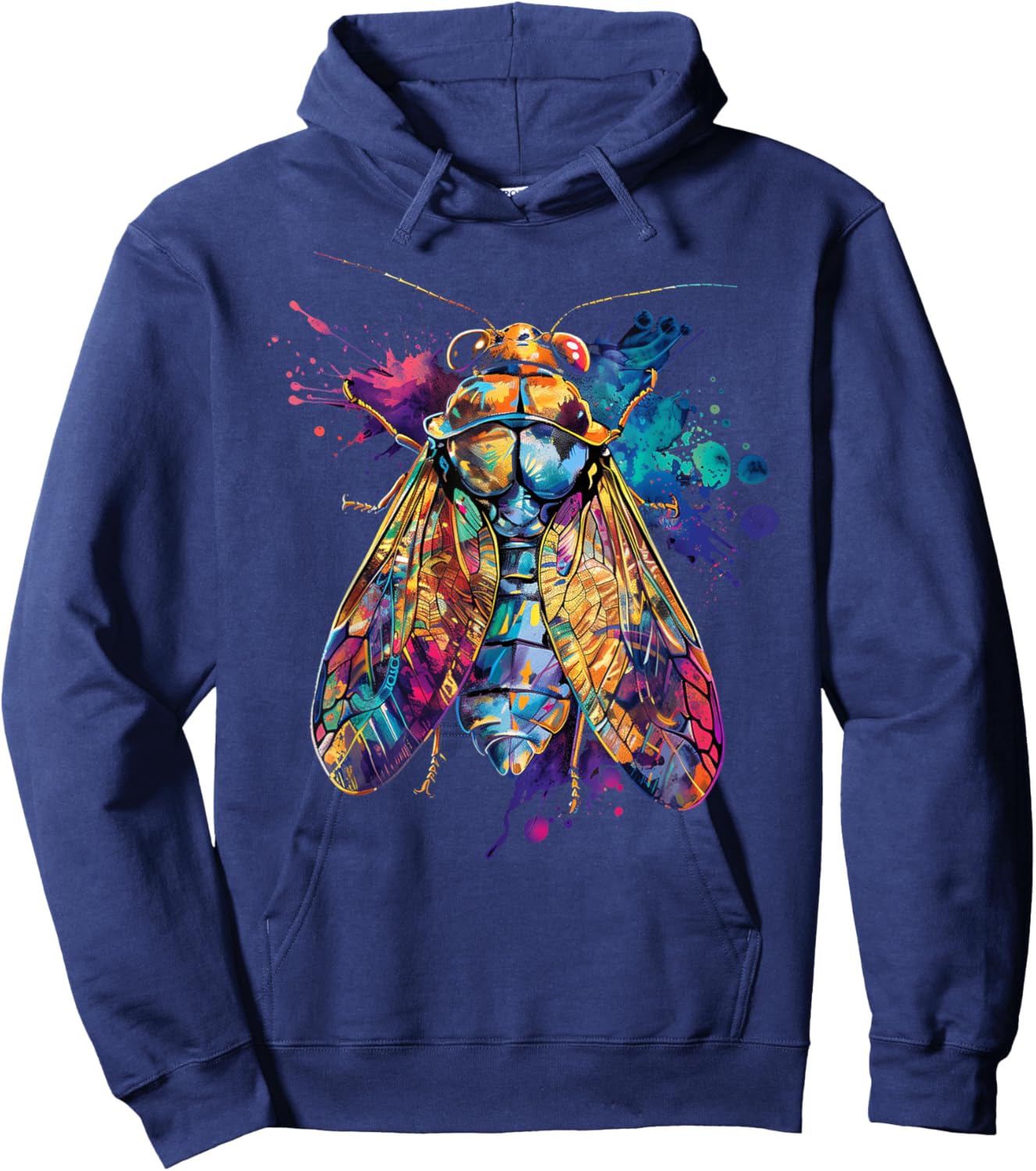 Cicada Emergence 2024 Brood XIII XIX Entomology Entomologist Hoodie - Hoodie | Navy