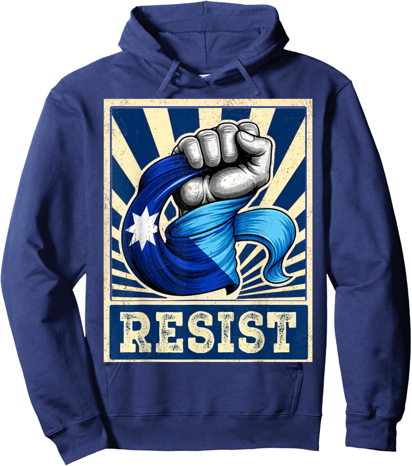 Retro Resist Minnesota Hoodie - Hoodie | Navy
