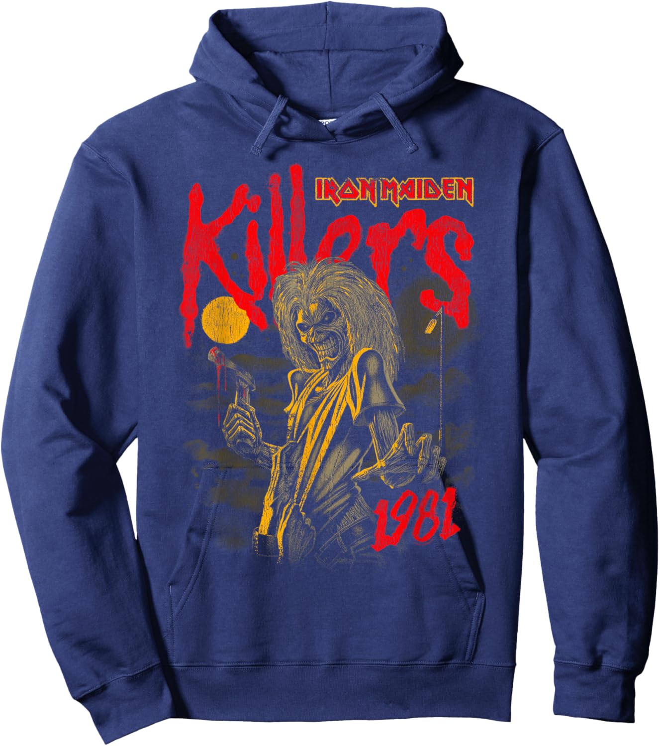 Iron Maiden - Spray Pain Killer Hoodie - Hoodie | Navy