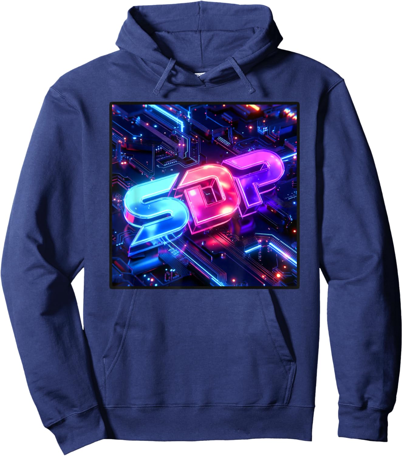 SDP Printed Circuit Board Hoodie - Hoodie | Navy