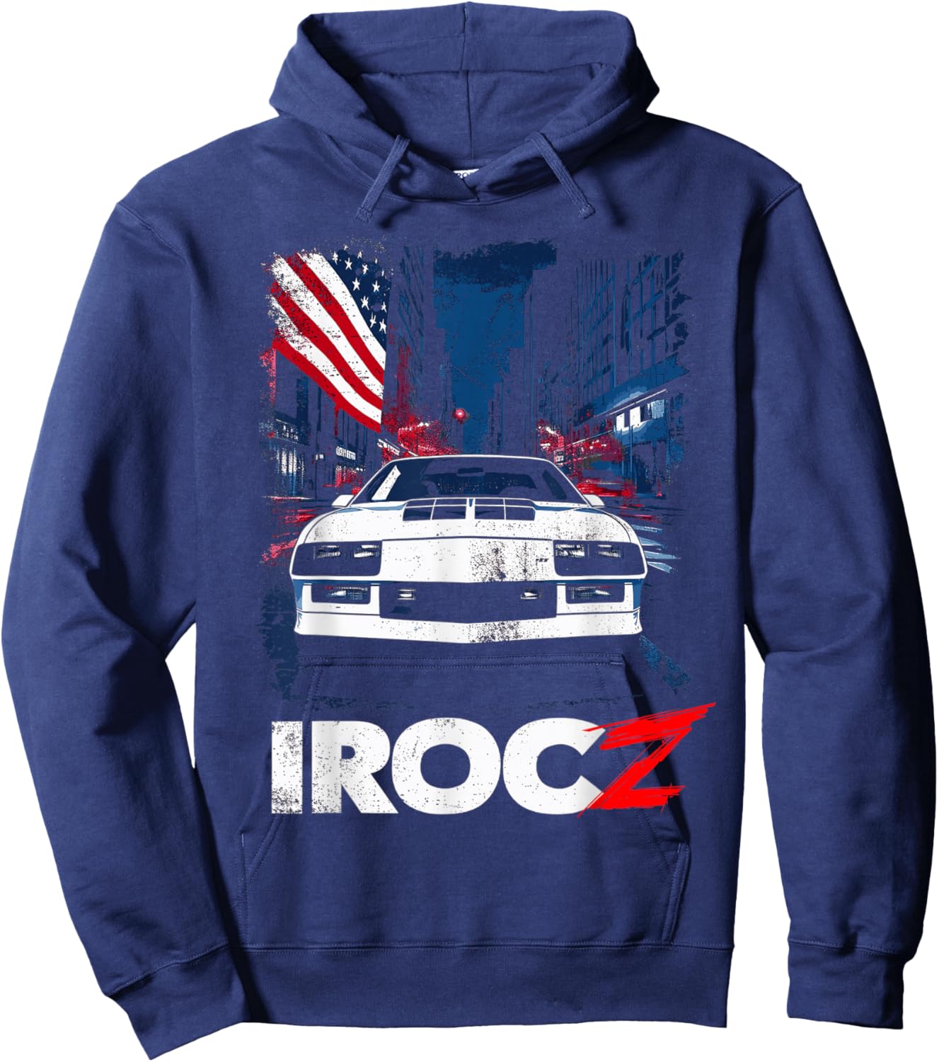 1980's IROC, IROC-Z Muscle Car American Muscle Retro classic Hoodie - Hoodie | Navy