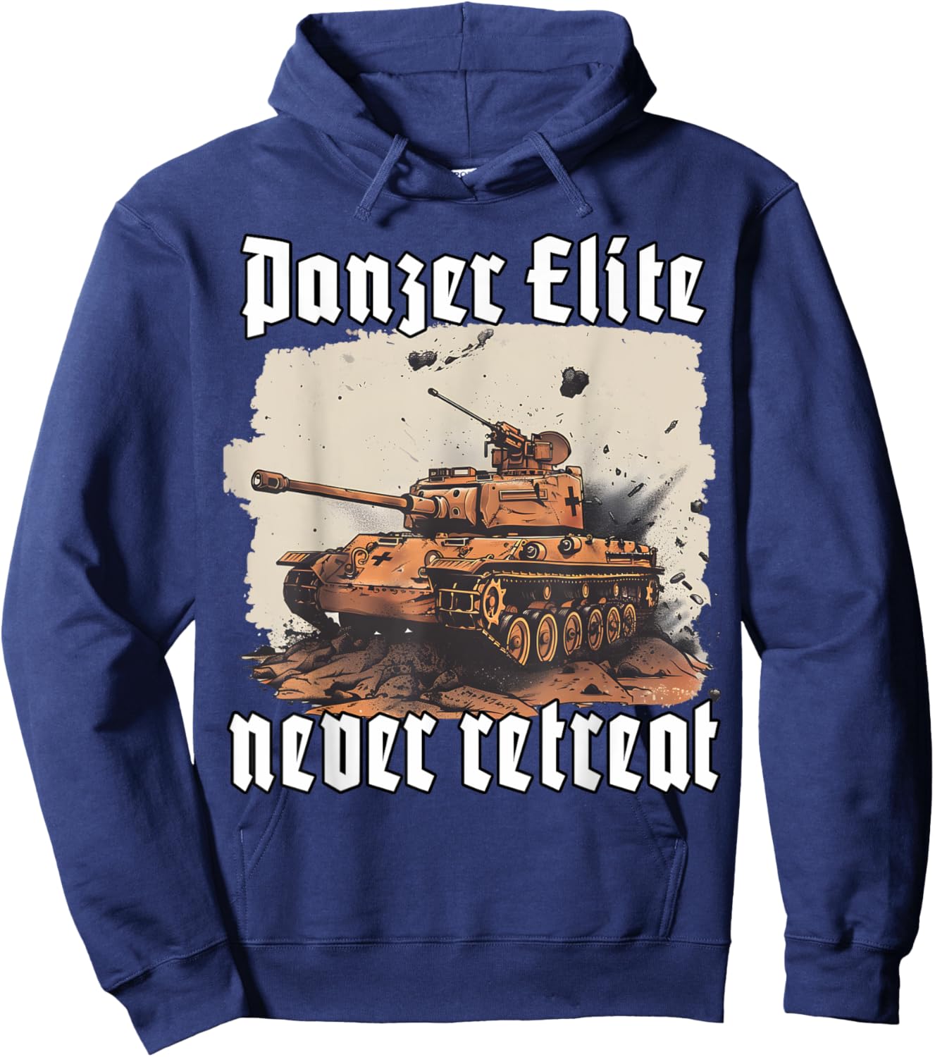 German Tiger Tank |German tank weapon | soldiers Hoodie - Hoodie | Navy