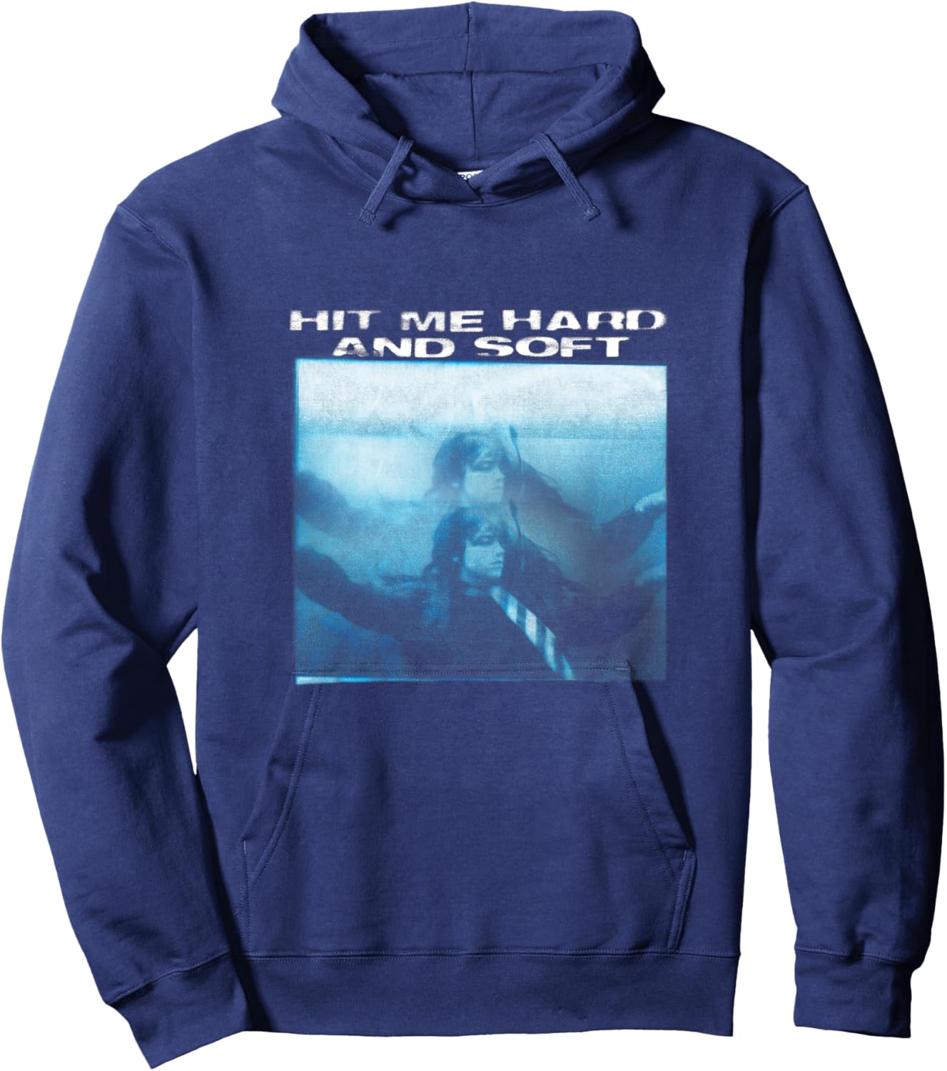 Offizieller Billie Eilish Hit Me Hard and Soft Floating Premium Hoodie - Hoodie | Navy