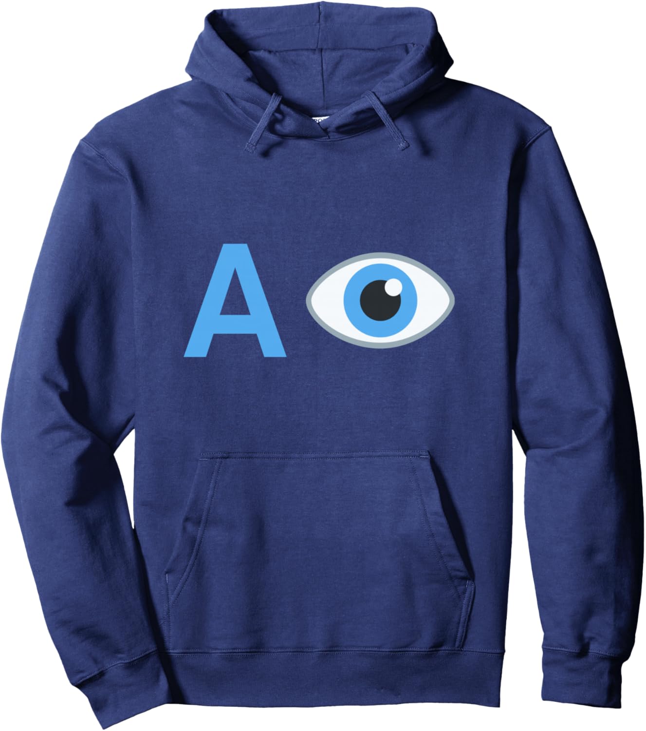 Easy Halloween Costume Shirt AI A Eye Costume AI Costume Hoodie - Hoodie | Navy