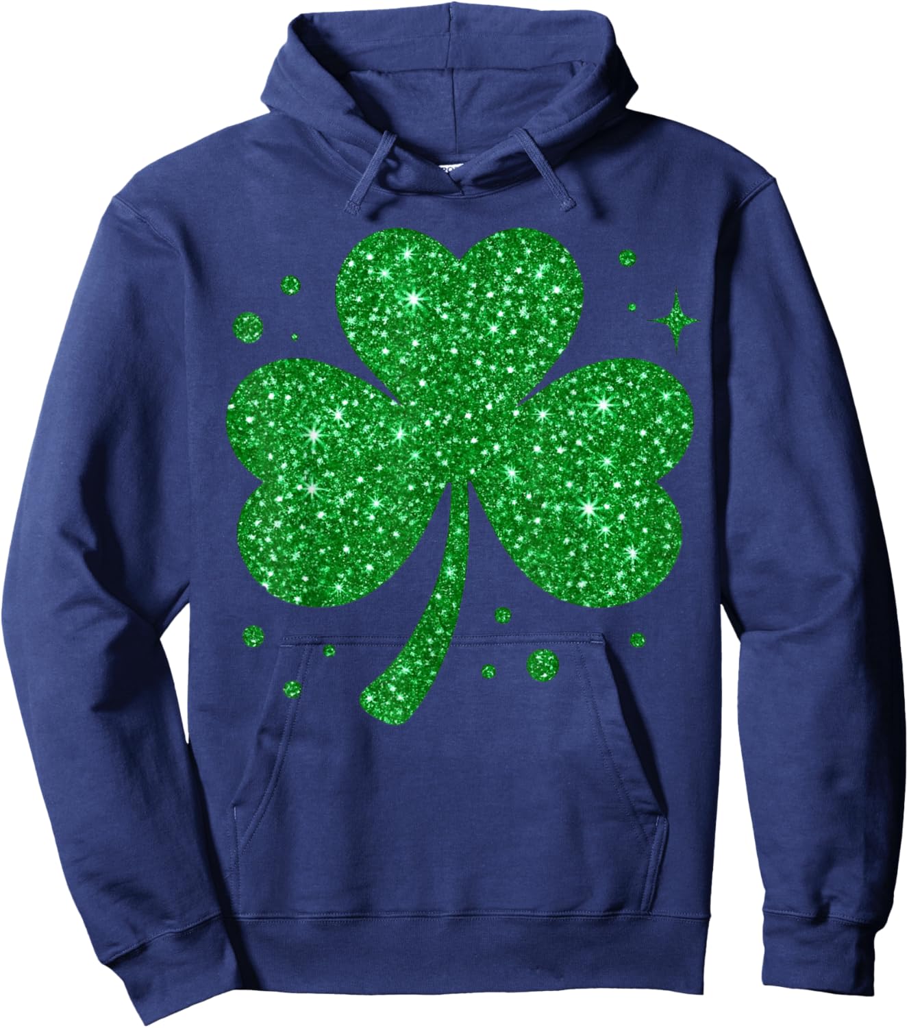 St Patrick's Day Shamrock Shamrock Ireland Lucky Party Hoodie - Hoodie | Navy