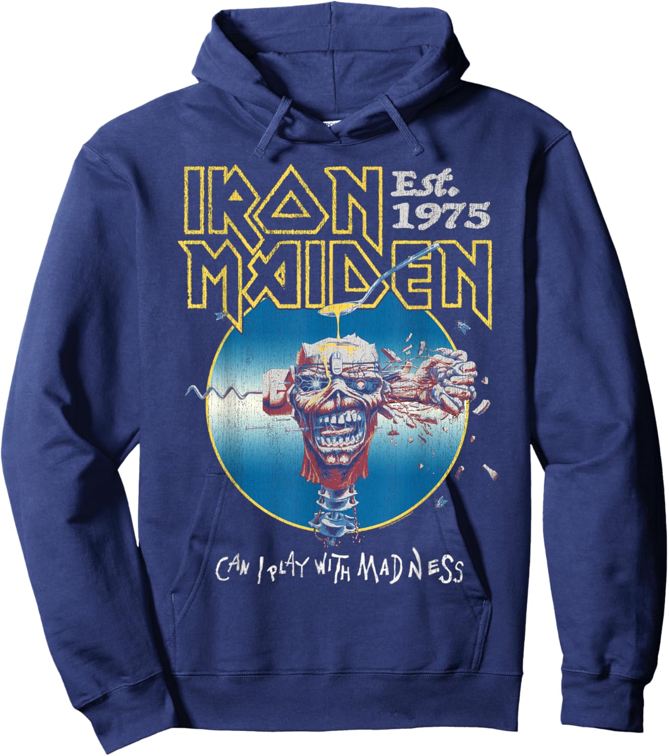 Iron Maiden - Can I Play with Madness Hoodie - Hoodie | Navy