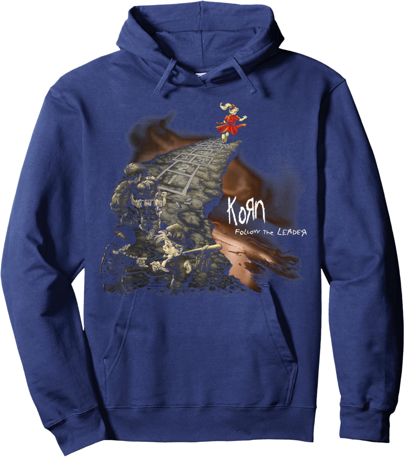 Korn Follow Cliff Hoodie - Hoodie | Navy
