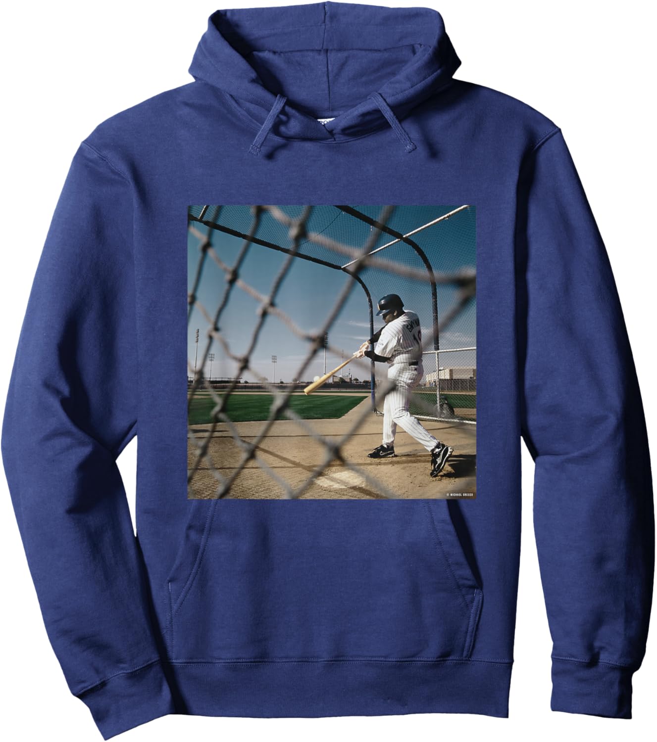 Tony Gwynn Mr Padre San Diego Padres MLB by Michael Grecco Hoodie - Hoodie | Navy