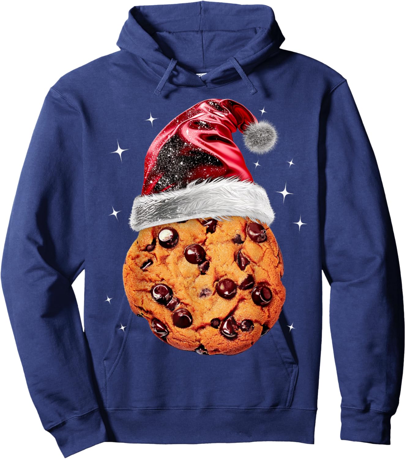 Chocolate Chip Cookie Christmas Costume Lazy Party Hoodie - Hoodie | Navy